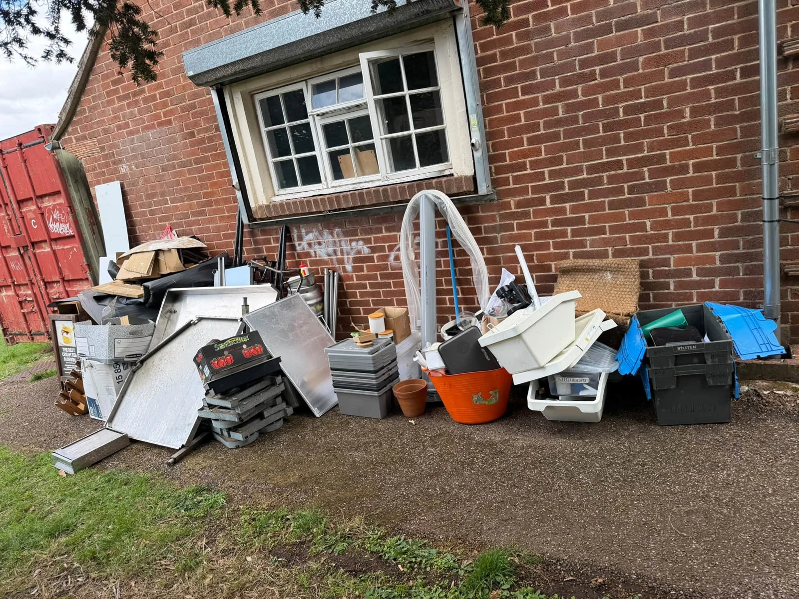 Household waste before collection